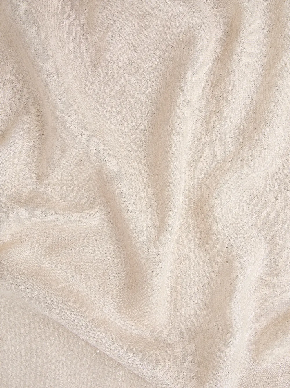 Brunello Cucinelli fringed cashmere-silk blend scarf Beige