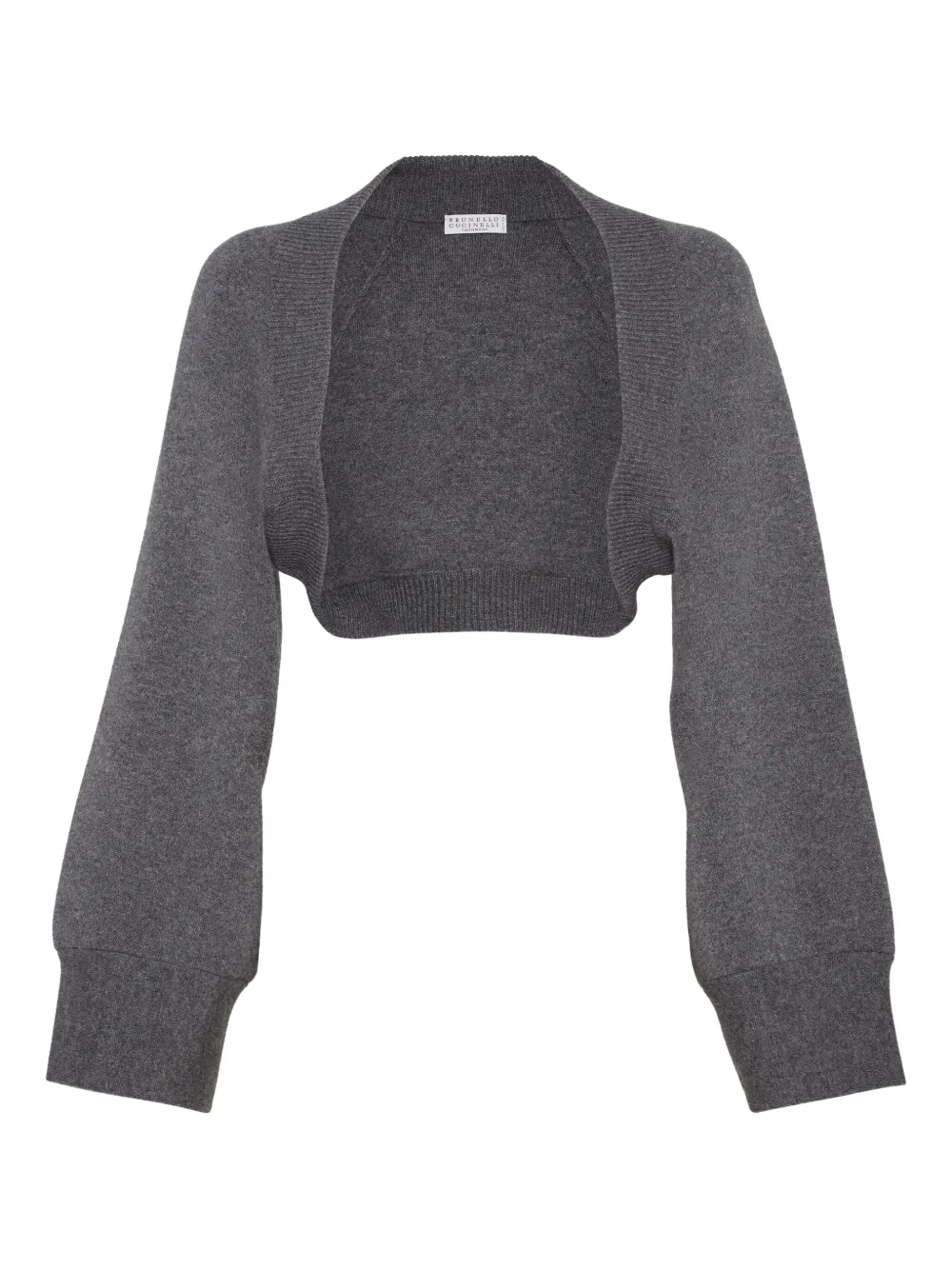 Brunello Cucinelli Cropped vest Grijs