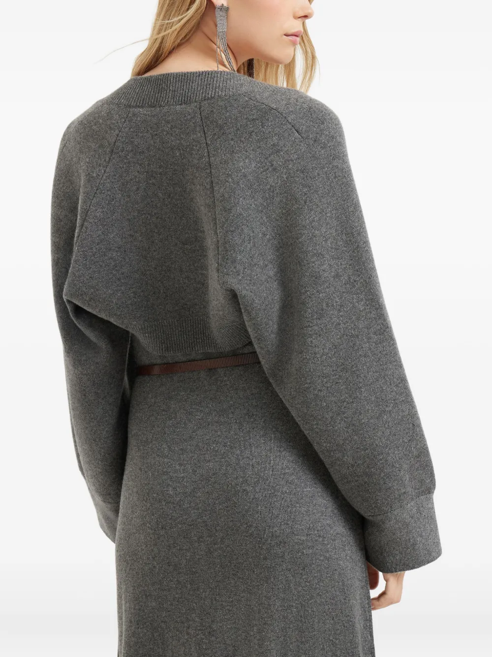 Brunello Cucinelli Cropped vest Grijs