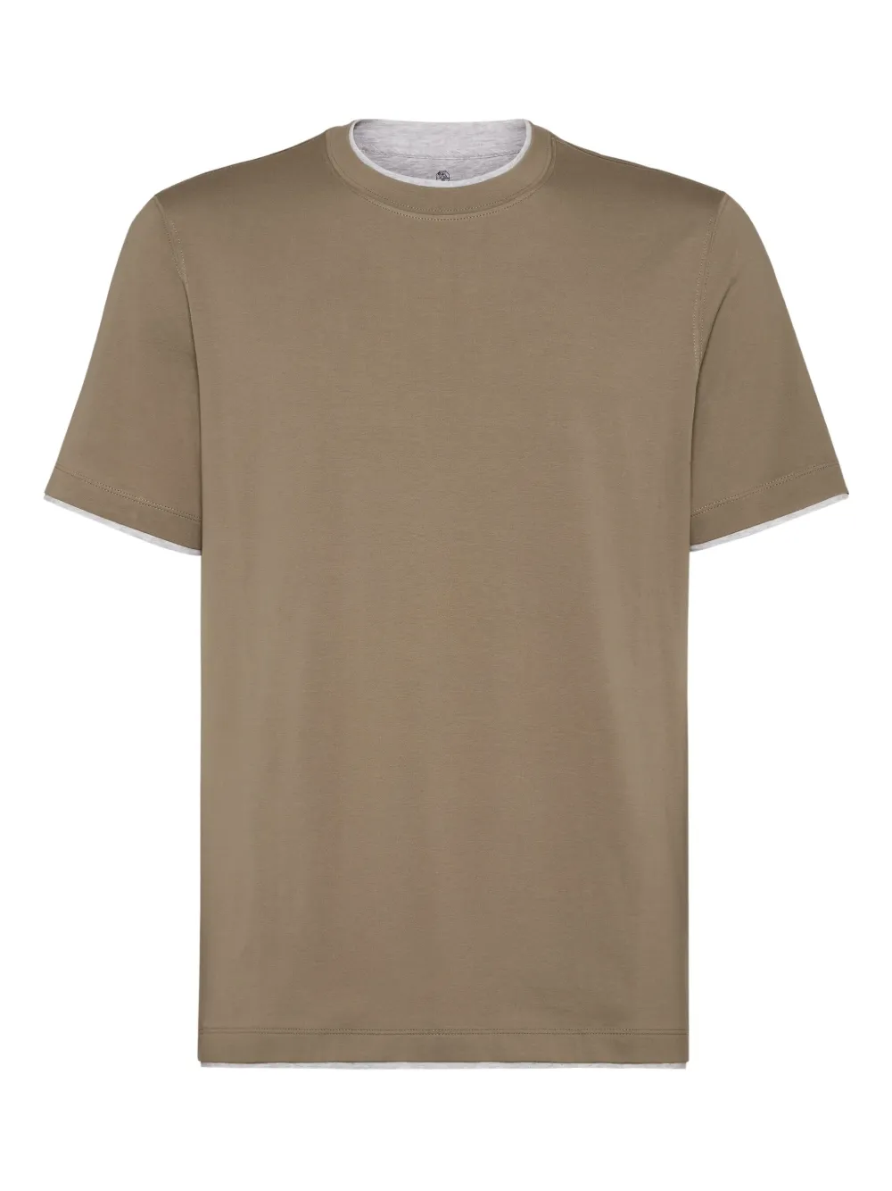Brunello Cucinelli Camiseta de algodão | Neutro | Image 1