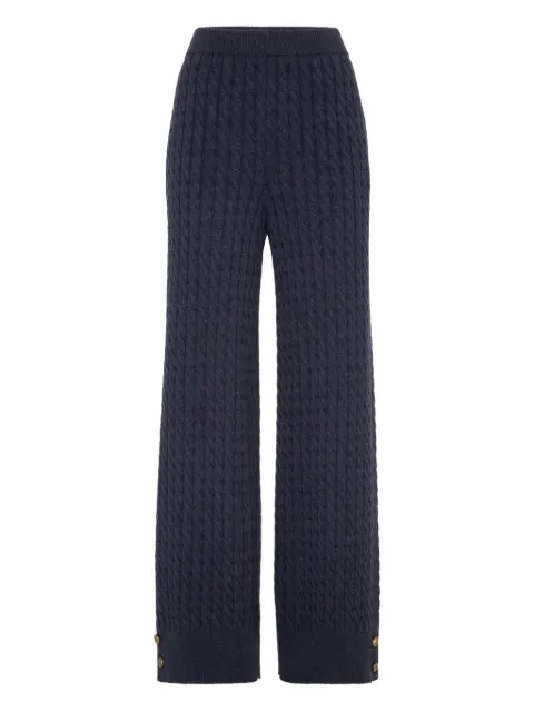 Brunello Cucinelli cable-knit trousers
