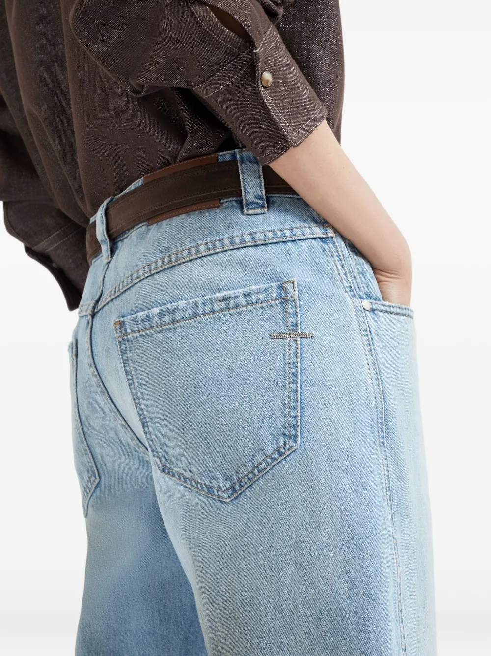 Brunello Cucinelli Jeans met 5 zakken Blauw