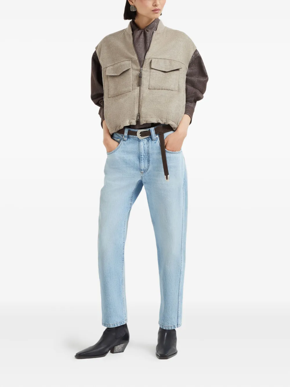 Brunello Cucinelli Jeans met 5 zakken - Blauw
