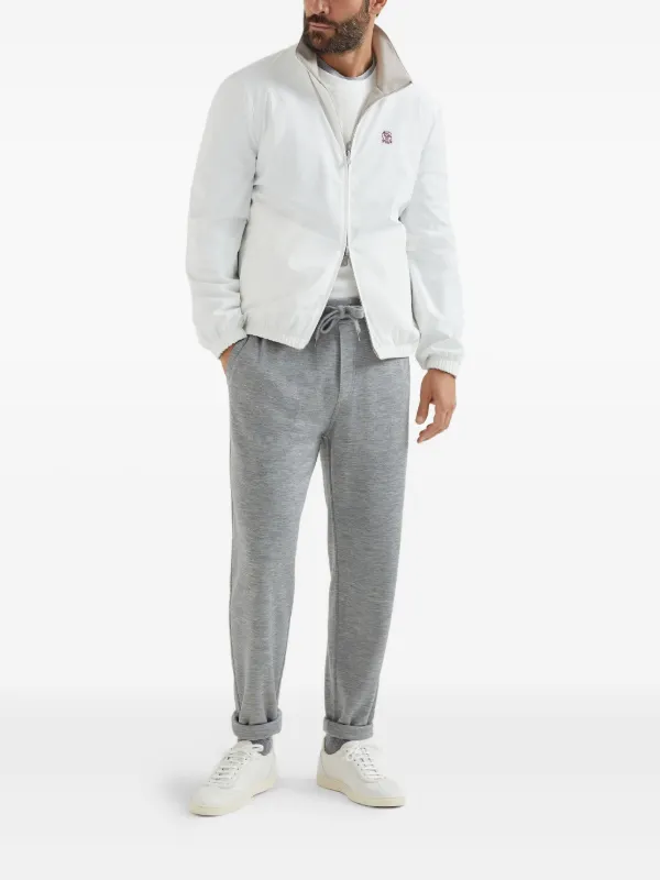 BRUNELLO CUCINELLI ホワイト テーラードジャケット BRUNELLO CUCINELLI ホワイト テーラードジャケット