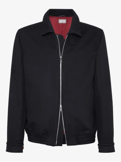 Brunello Cucinelli wool bomber jacket