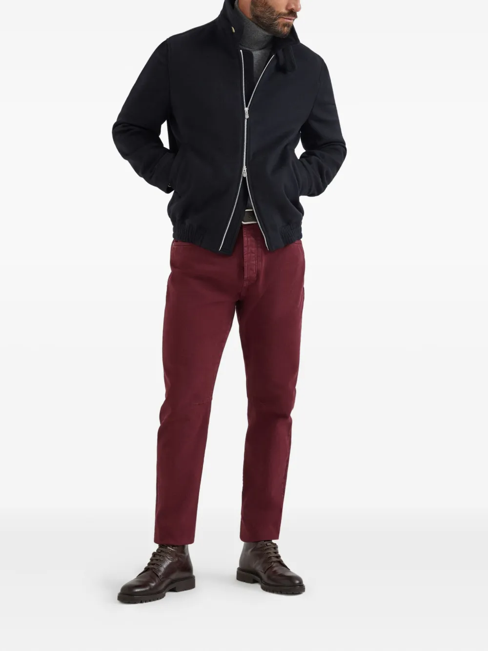 Brunello Cucinelli wool bomber jacket | Bomber Jackets | Image 2