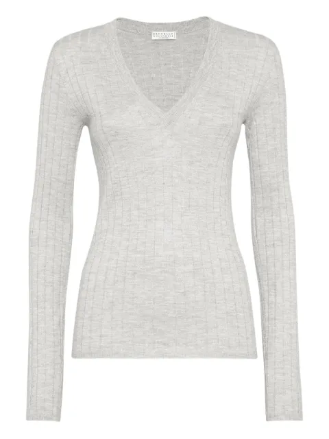 Brunello Cucinelli Top con scollo a V