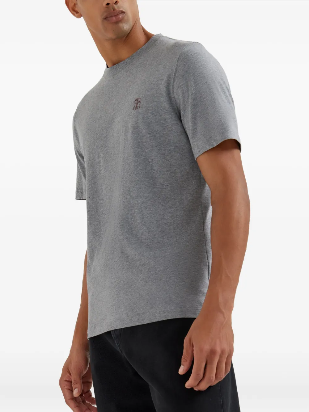 Brunello Cucinelli Katoenen T-shirt Grijs