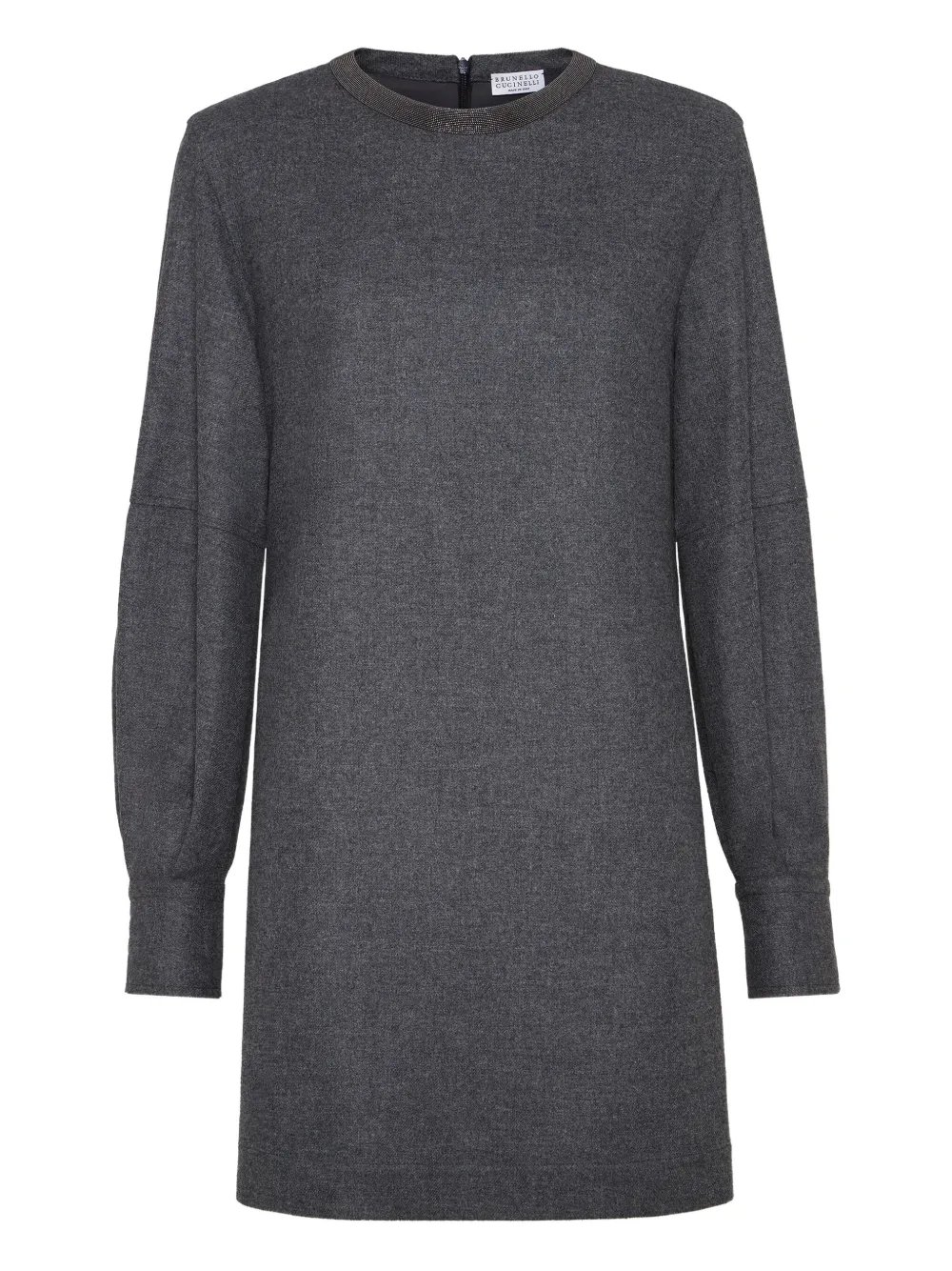 Brunello Cucinelli Jurk van wolmix Grijs