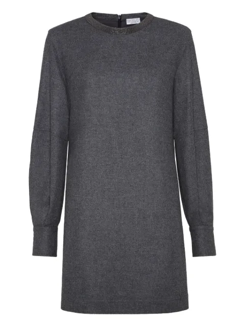 Brunello Cucinelli virgin wool-blend dress