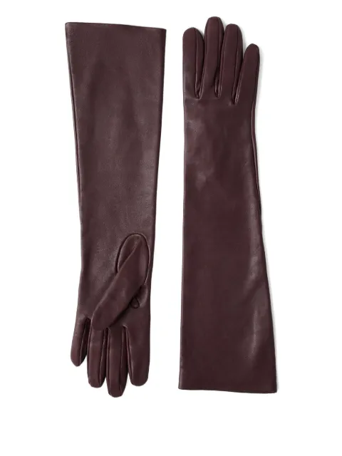 Brunello Cucinelli long leather gloves