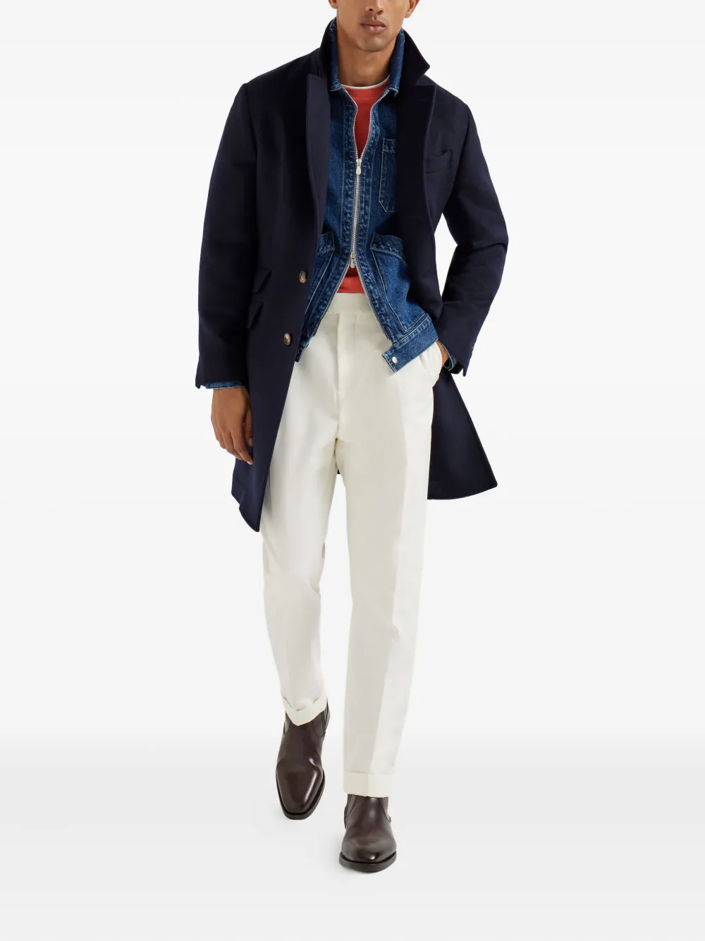 Brunello Cucinelli playera con ribete en contraste | Playeras | Image 2