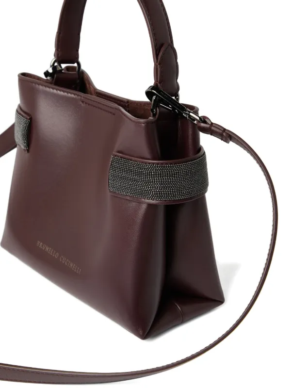 BRUNELLO CUCINELLI LEATHER MINI BAG
