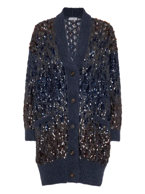 Brunello Cucinelli sequin-embellished cardigan