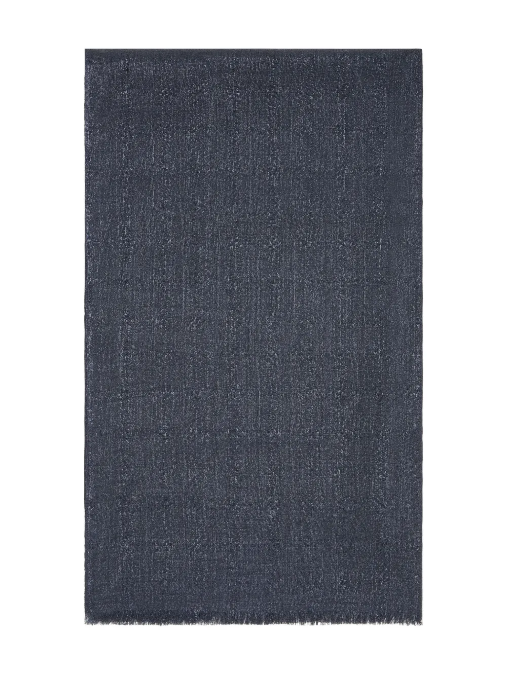 Brunello Cucinelli frayed-edge scarf Blauw