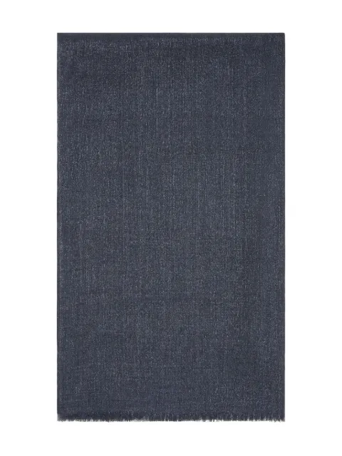 Brunello Cucinelli frayed-edge scarf