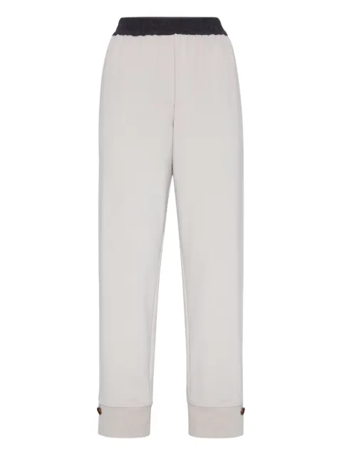 Brunello Cucinelli button-cuffed sweatpants