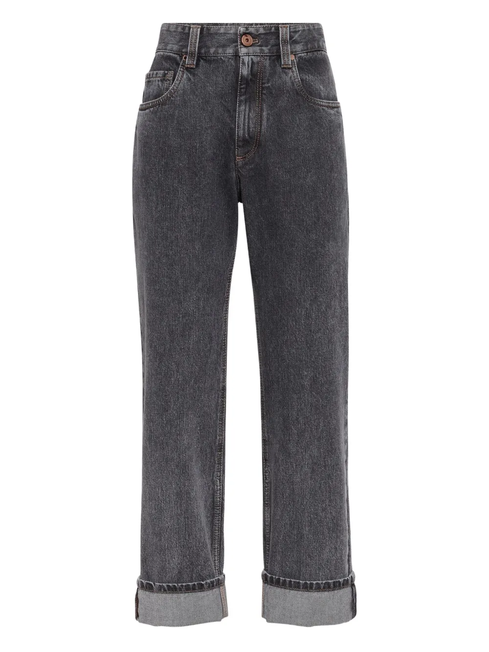 Brunello Cucinelli Jeans met zakken Grijs