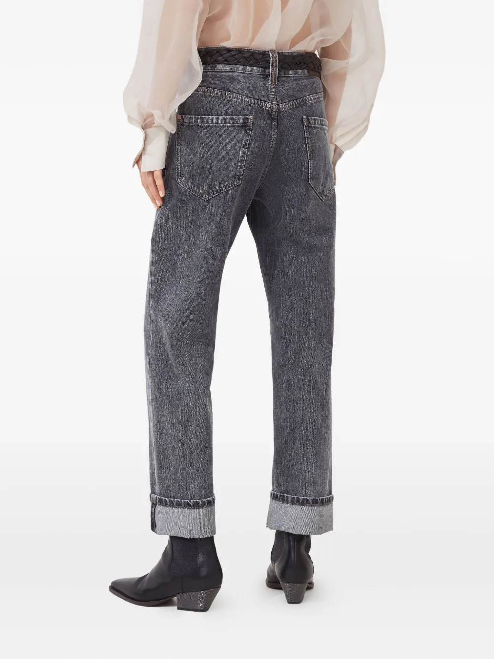 Brunello Cucinelli Jeans met zakken Grijs
