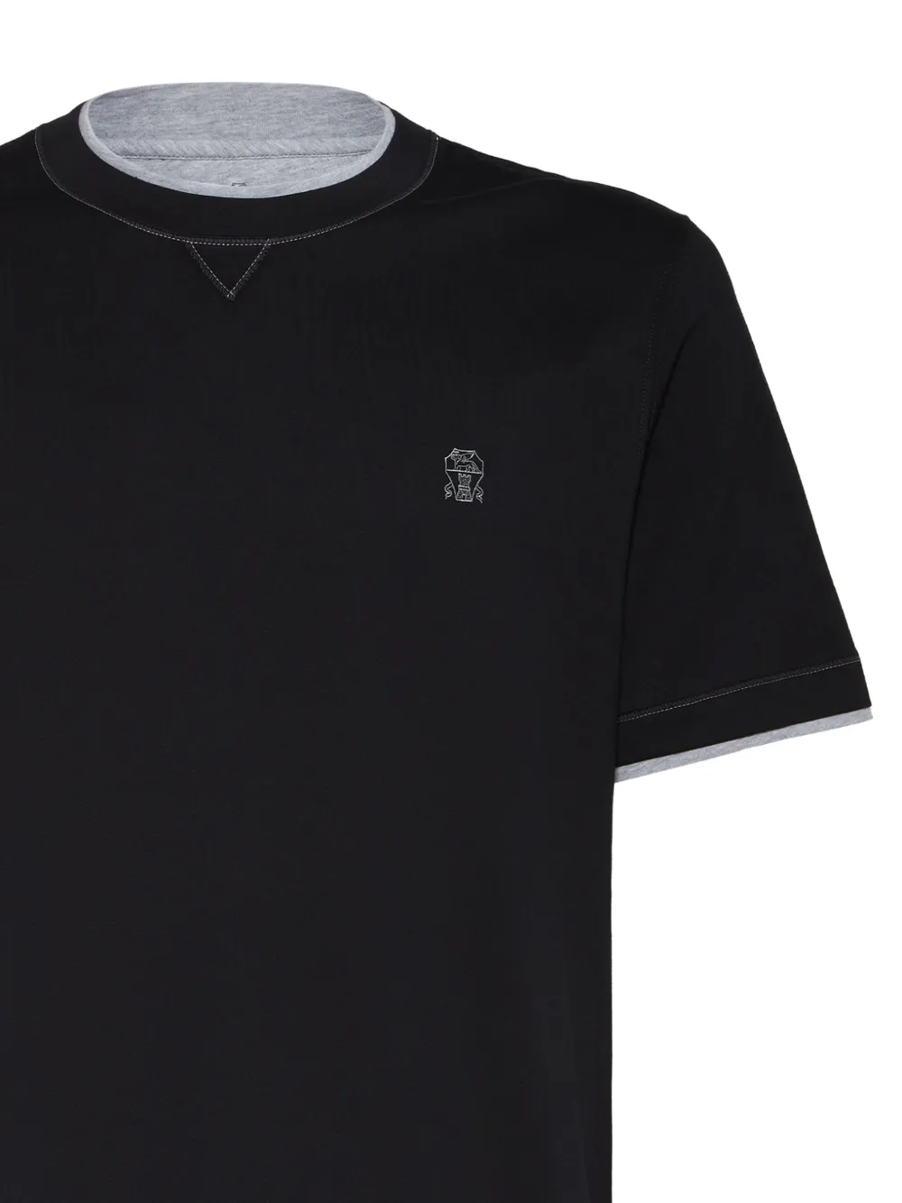 Brunello Cucinelli コットン Tシャツ | ブラック | FARFETCH JP
