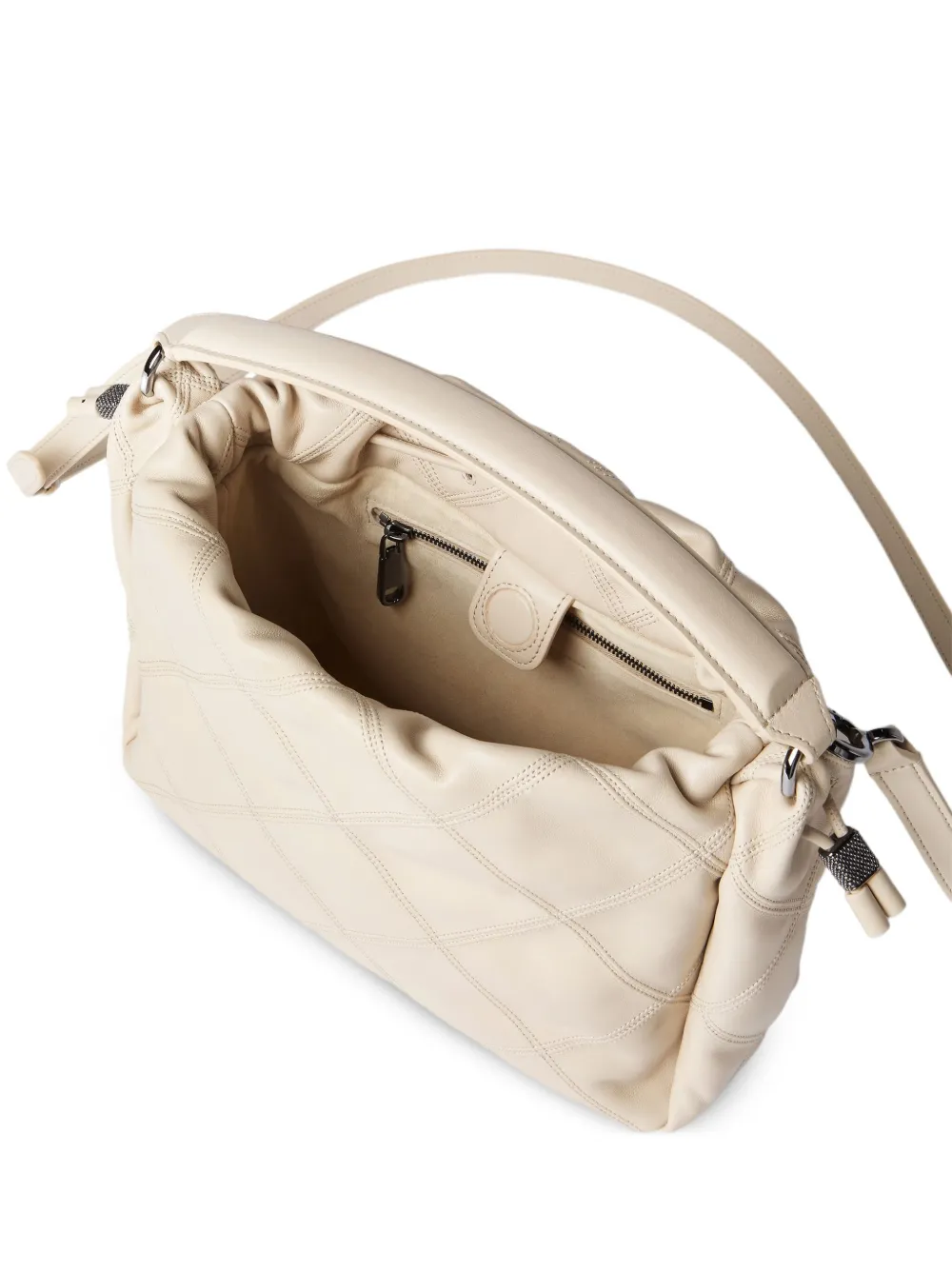 Brunello Cucinelli Shopper met Monili-detail Beige