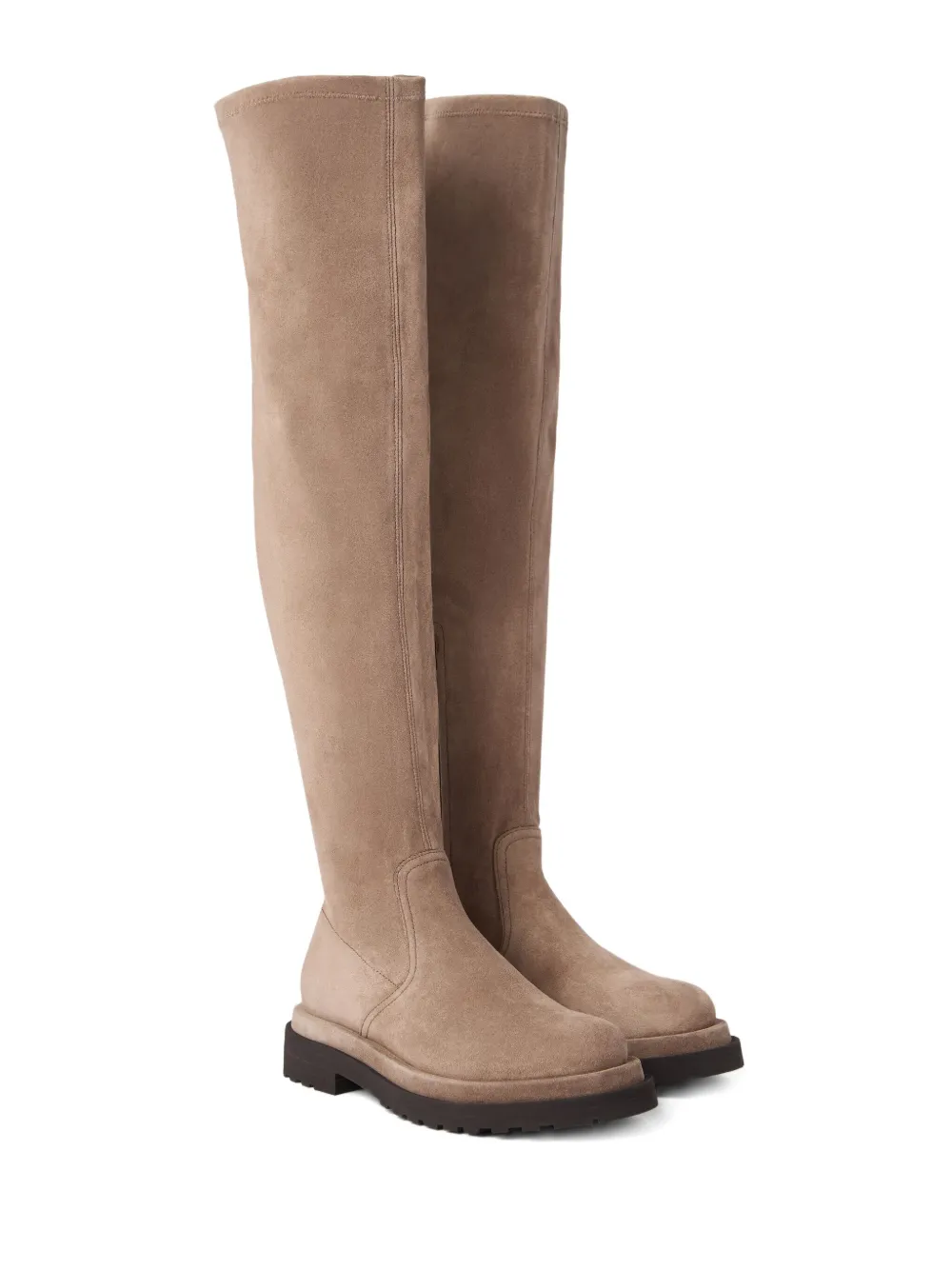Brunello Cucinelli seam-details boots Brown
