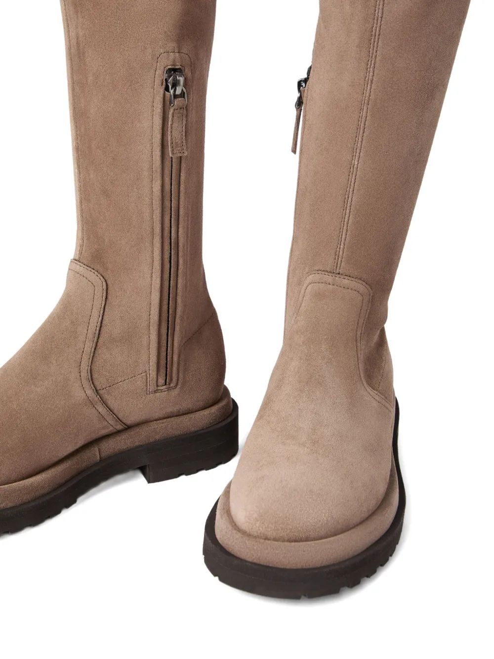 Brunello Cucinelli seam-details boots Brown