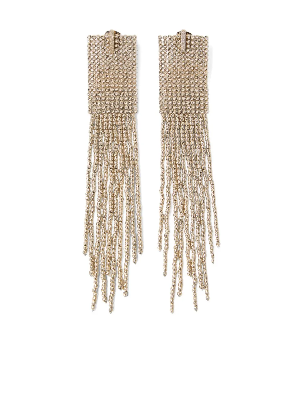 Brunello Cucinelli aretes con detalle de cadena Monili | dorado | Image 1