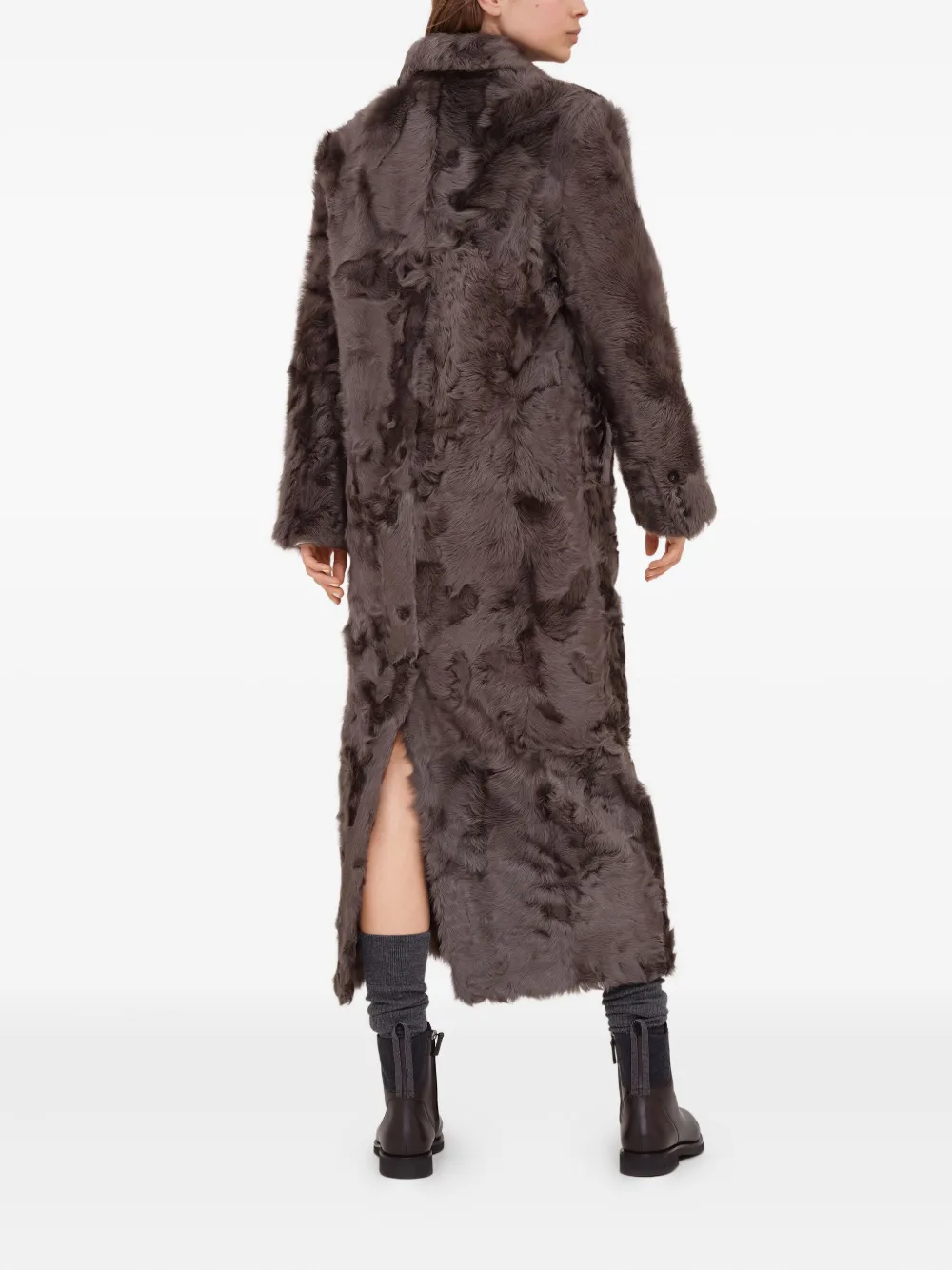 Brunello Cucinelli Jas met dubbele rij knopen Bruin