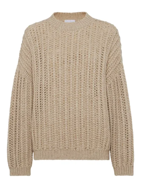 Brunello Cucinelli suéter de cachemira de tejido grueso