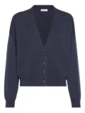 Brunello Cucinelli button-front cashmere cardigan - Blue