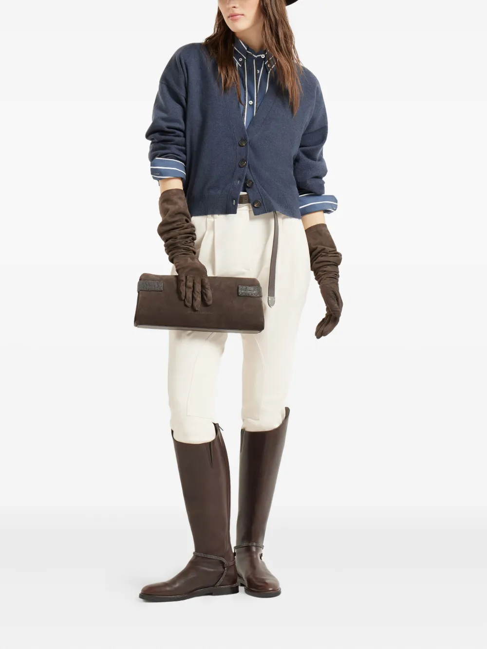 Brunello Cucinelli Kasjmier vest Blauw
