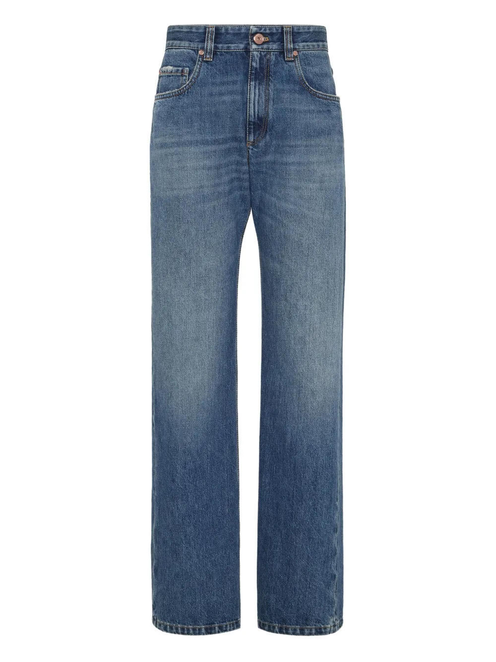 Brunello Cucinelli Katoenen jeans Blauw