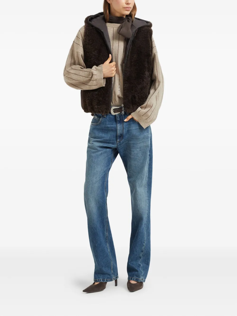 Brunello Cucinelli Katoenen jeans Blauw