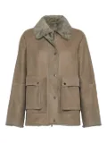 Brunello Cucinelli zip-up bomber jacket - Brown