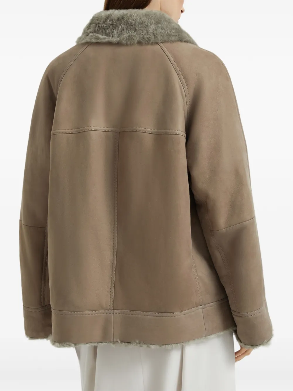 Brunello Cucinelli Bomberjack met rits Bruin