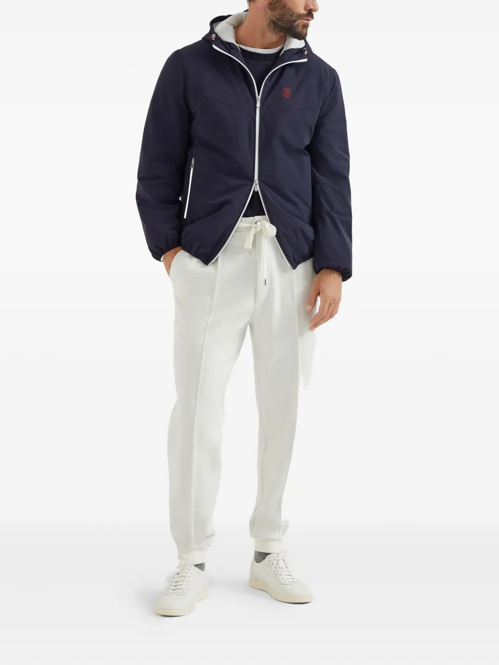 Brunello Cucinelli zip-up bomber jacket | Bomber Jackets | Image 2