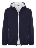 Brunello Cucinelli zip-up bomber jacket - Blue