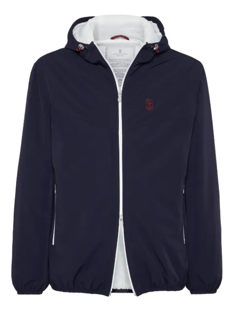 Brunello Cucinelli zip-up bomber jacket