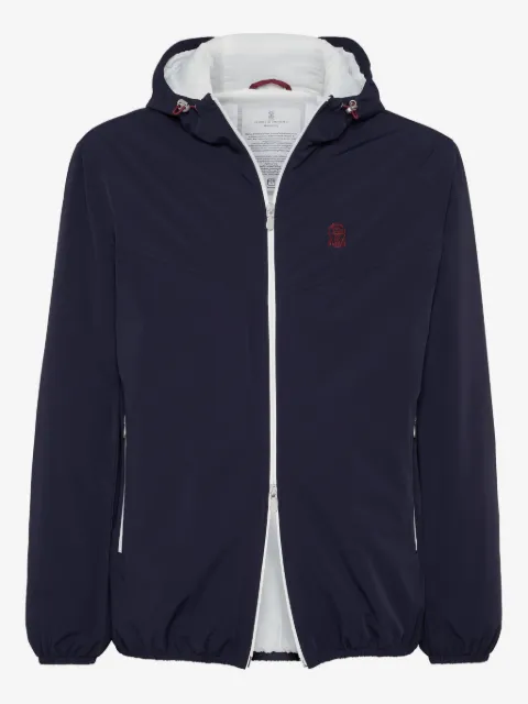 Brunello Cucinelli zip-up bomber jacket