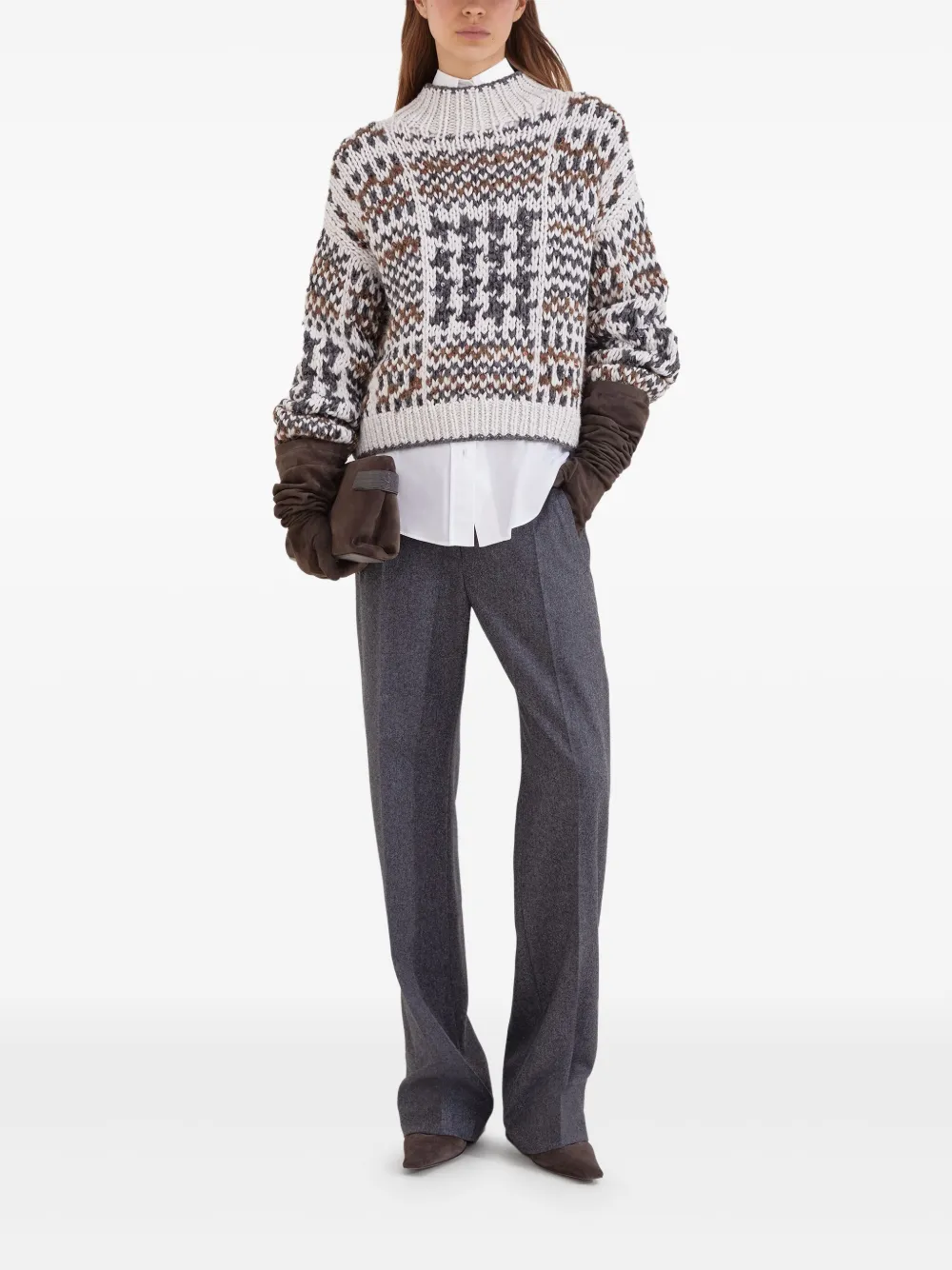 Brunello Cucinelli tailored wool trousers | 西裤 | Image 2