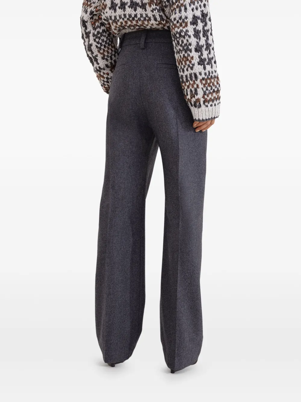 Brunello Cucinelli tailored wool trousers Grijs