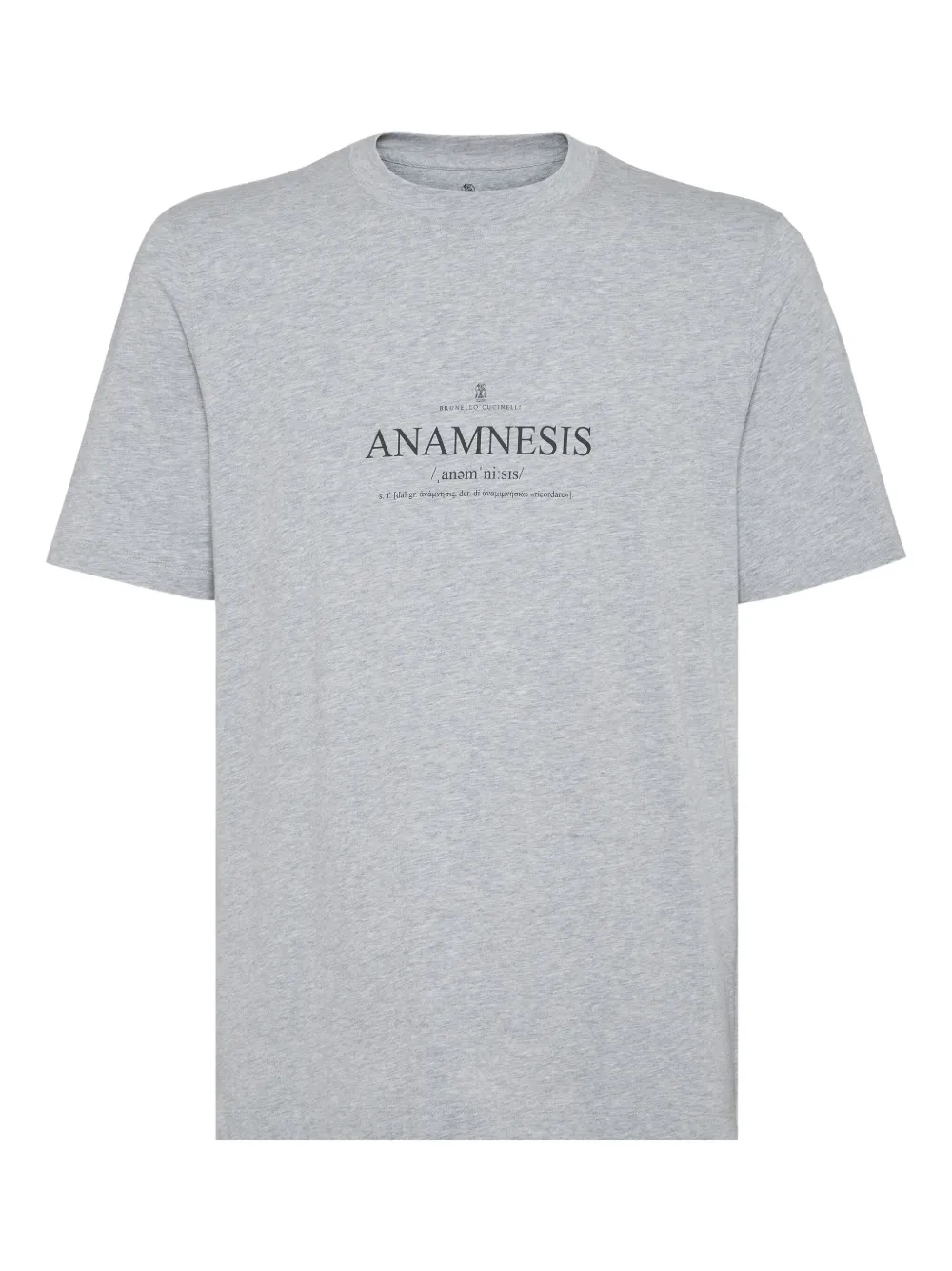 Brunello Cucinelli playera con estampado gráfico | gris | Image 1
