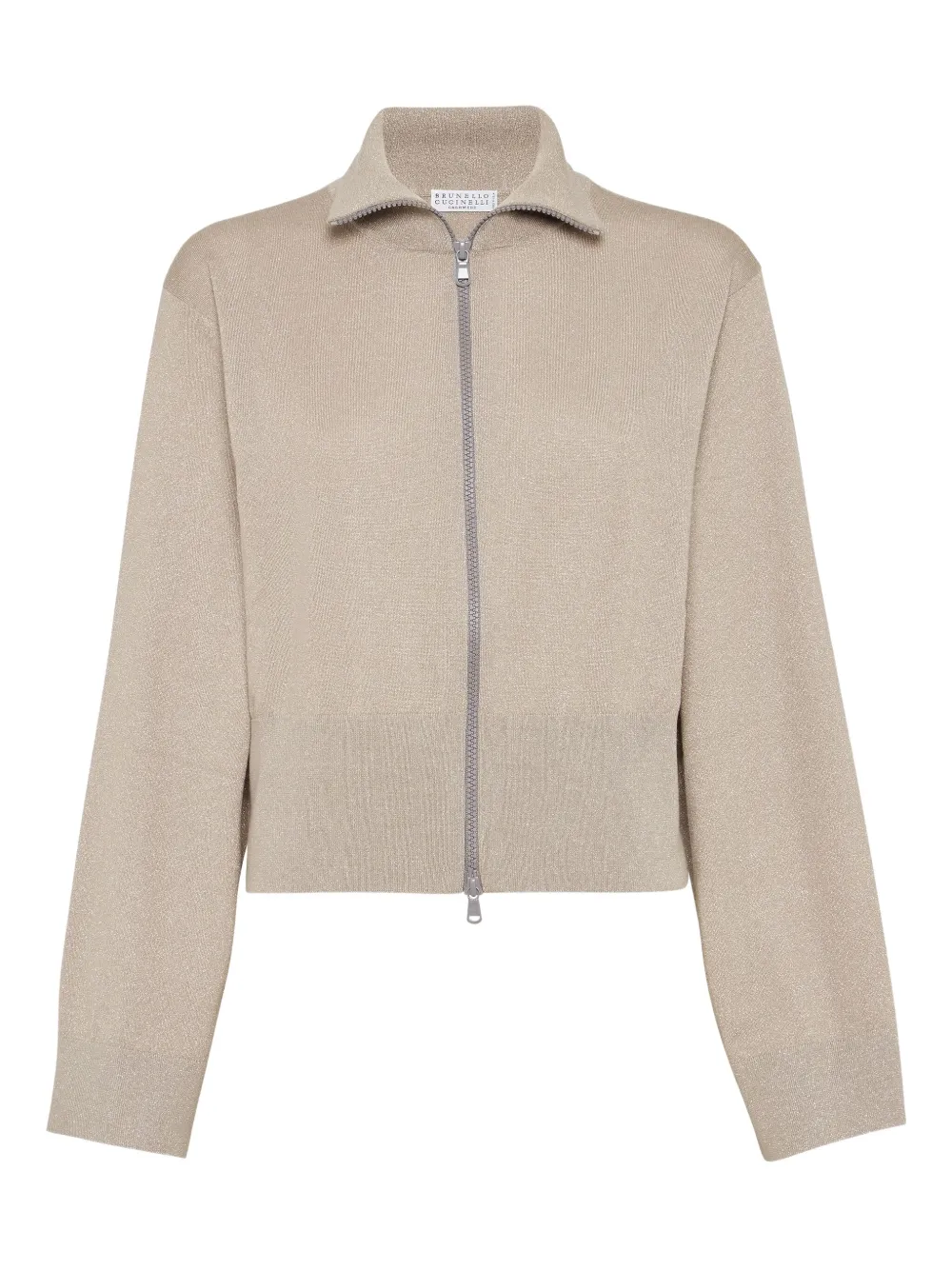 美品　BRUNELLO CUCINELLI ジップアップ　カーディガン　ニット Brunello Cucinelli ジップアップ カーディガン | ニュートラル