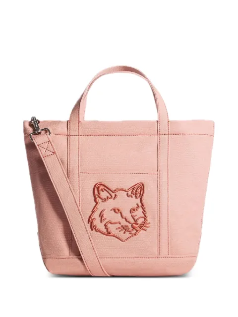 Maison Kitsuné embroidered-logo tote bag