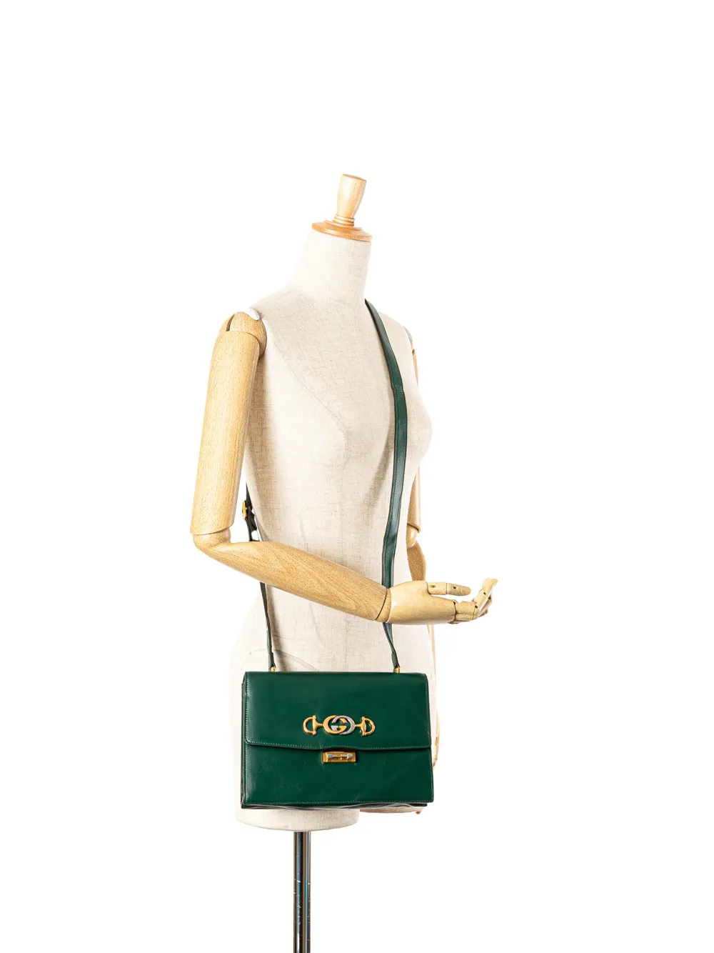 Gucci Pre-Owned 2000-2015 Small Leather Zumi Flap crossbody bag | Pre-Owned | Image 2