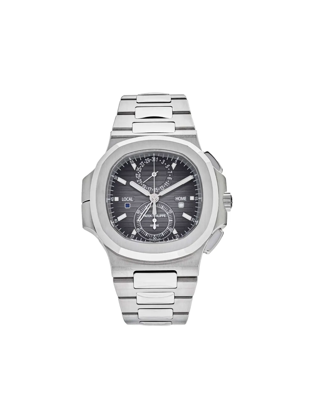 Patek Philippe Pre-Owned reloj Nautilus Travel Time de 40 mm | gris | Image 1