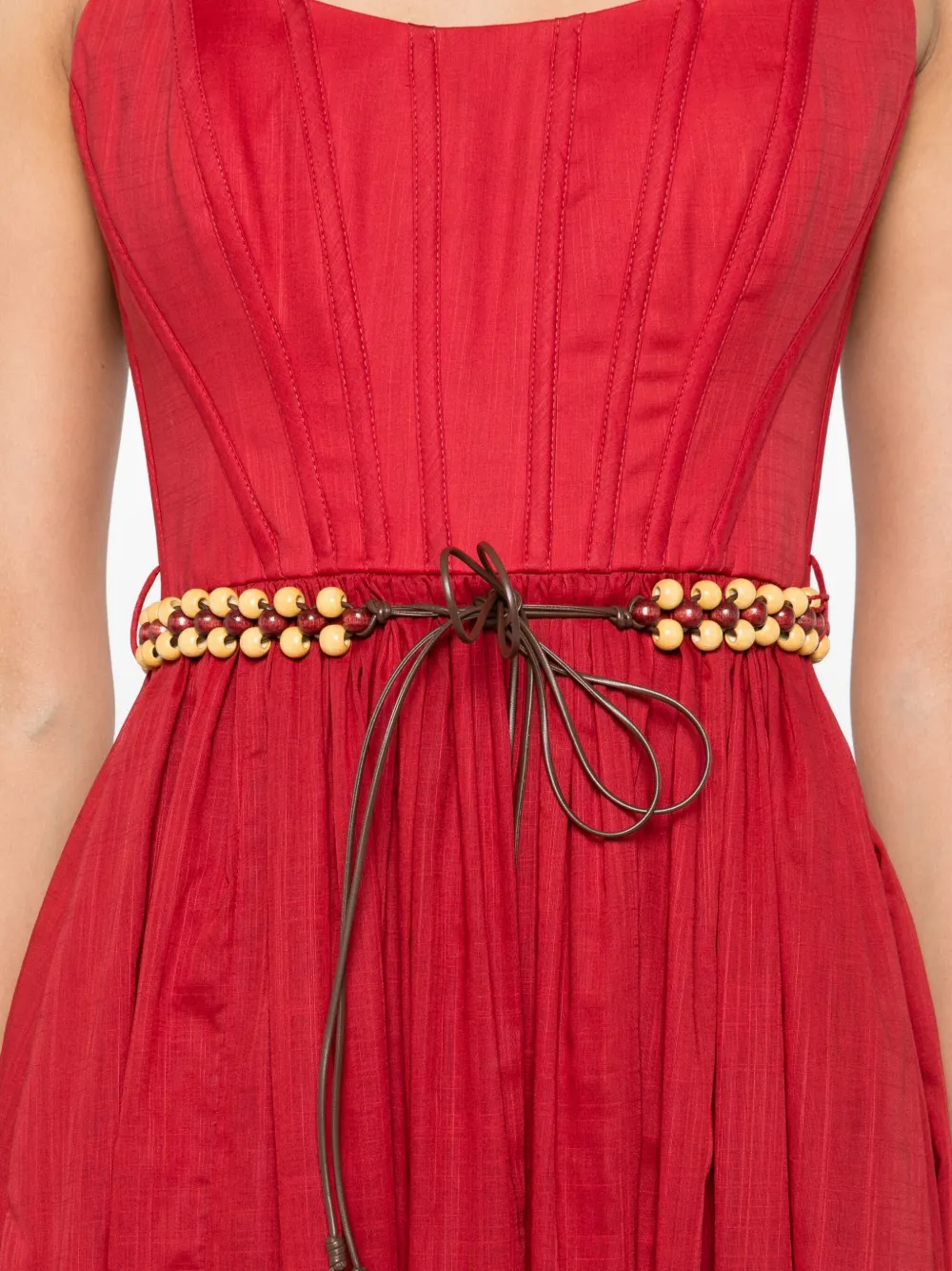 ZIMMERMANN cotton dress Rood