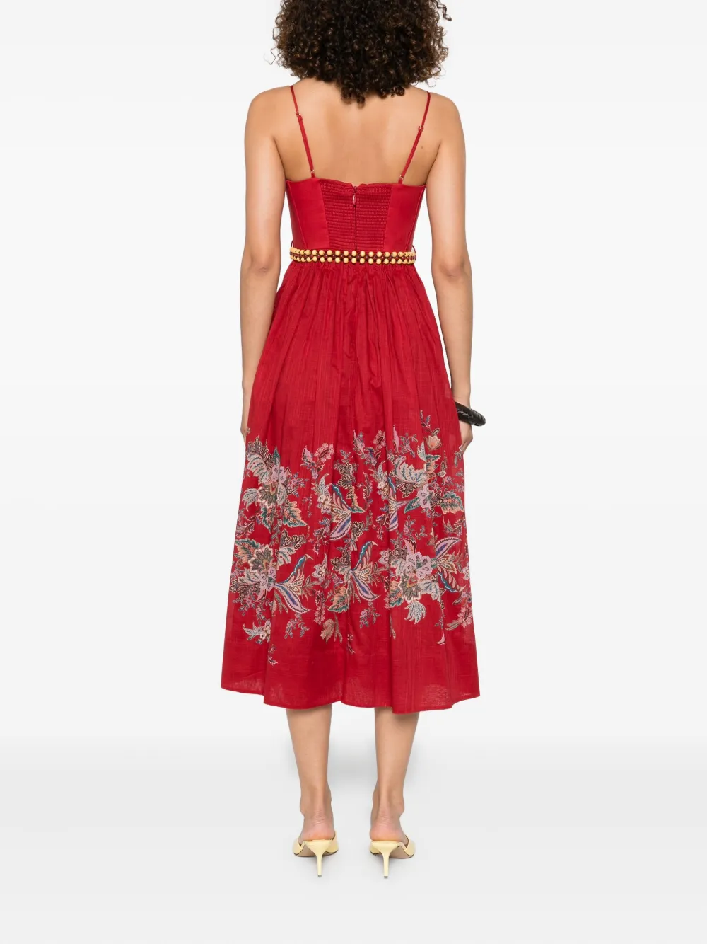 ZIMMERMANN cotton dress Rood