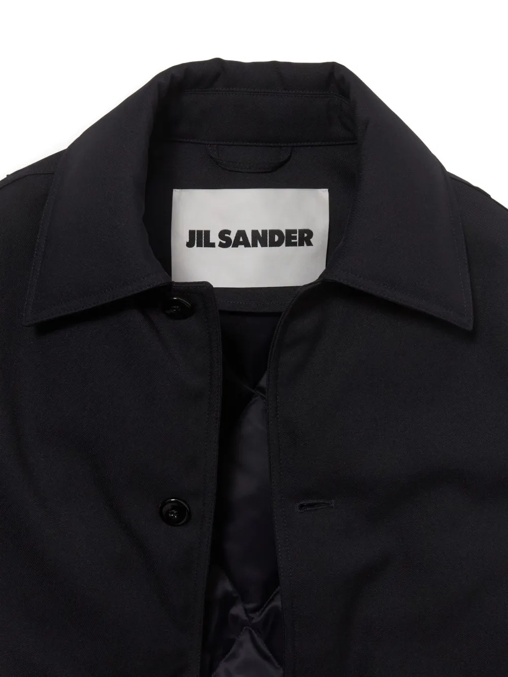 Jil Sander Jack met knoopsluiting Zwart